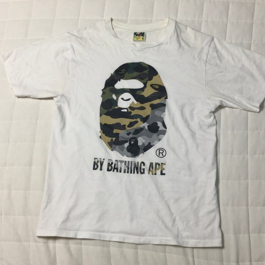 bape first camo t-shirt white 상품이미지2