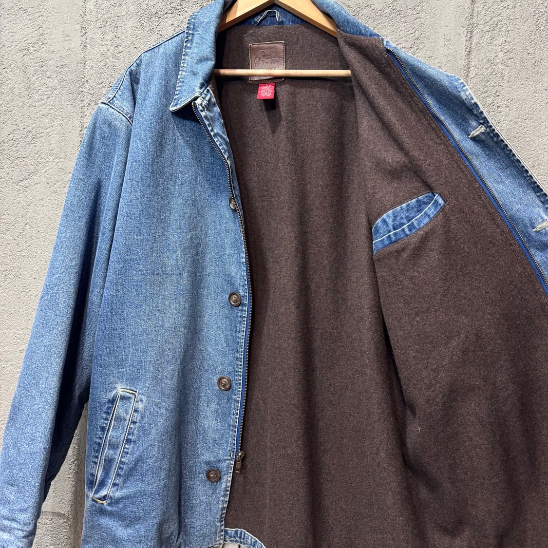 90s 갭 GAP 블랭킷 데님 초어 자켓 (XL)   상품이미지5