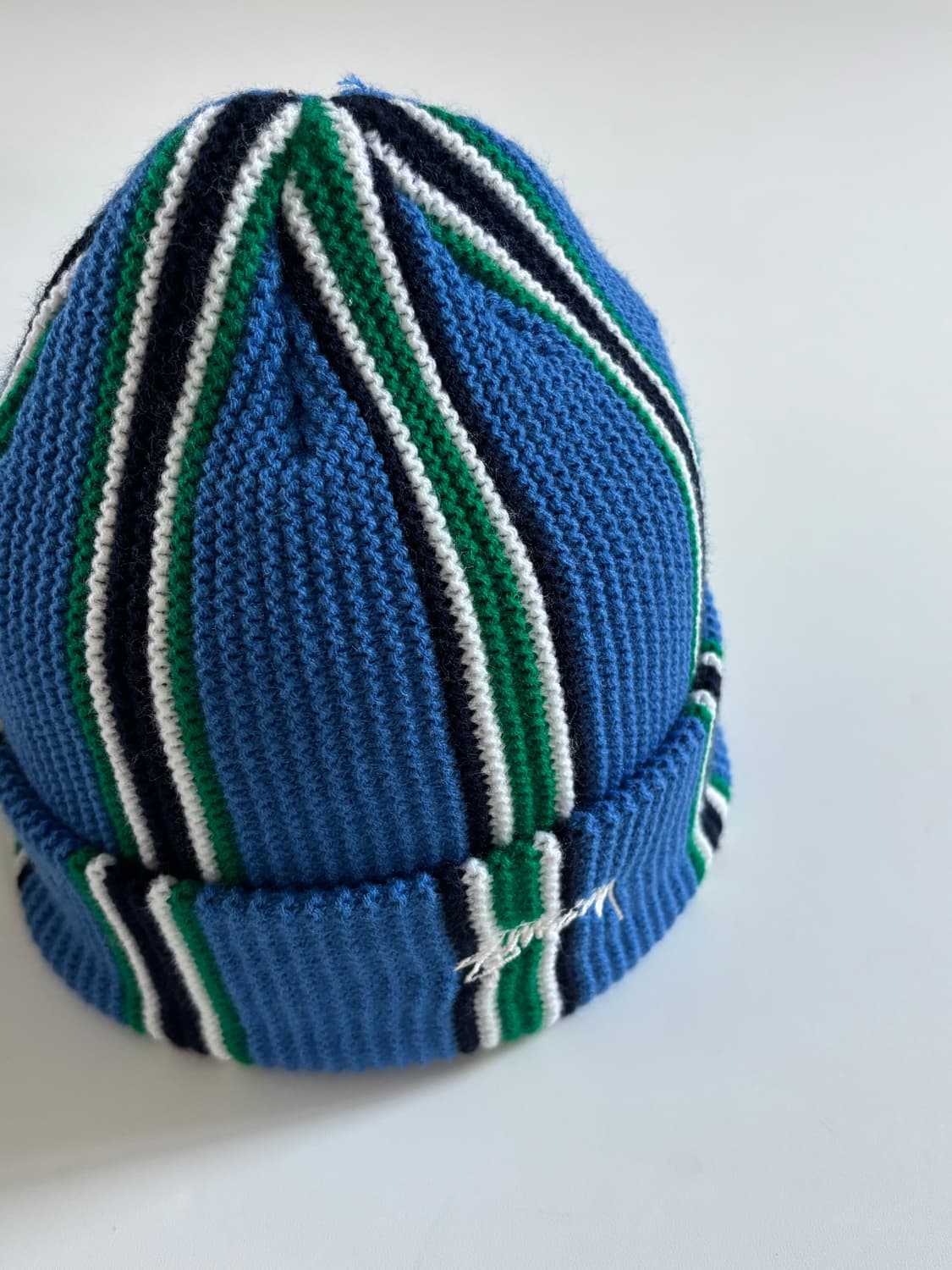 Stussy 스투시 버티컬 스트라이프 커프 비니 상품이미지4