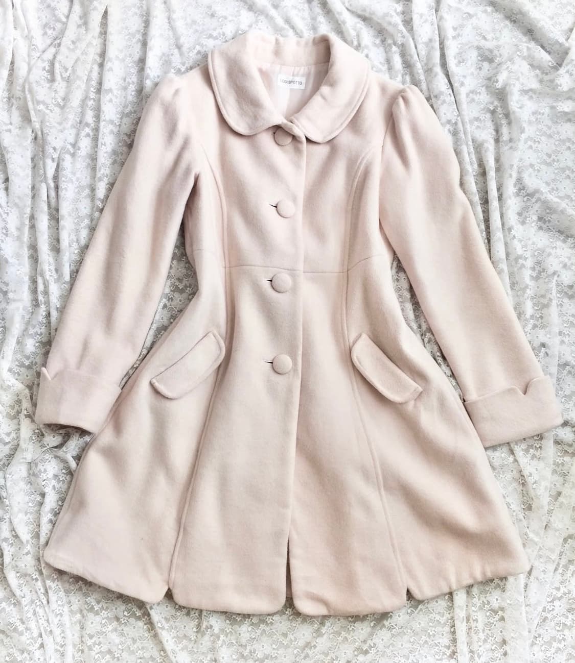 Lodispotto 로디스포토 리본 코트 핑크 리즈리사 스나이델 자켓 상품이미지1