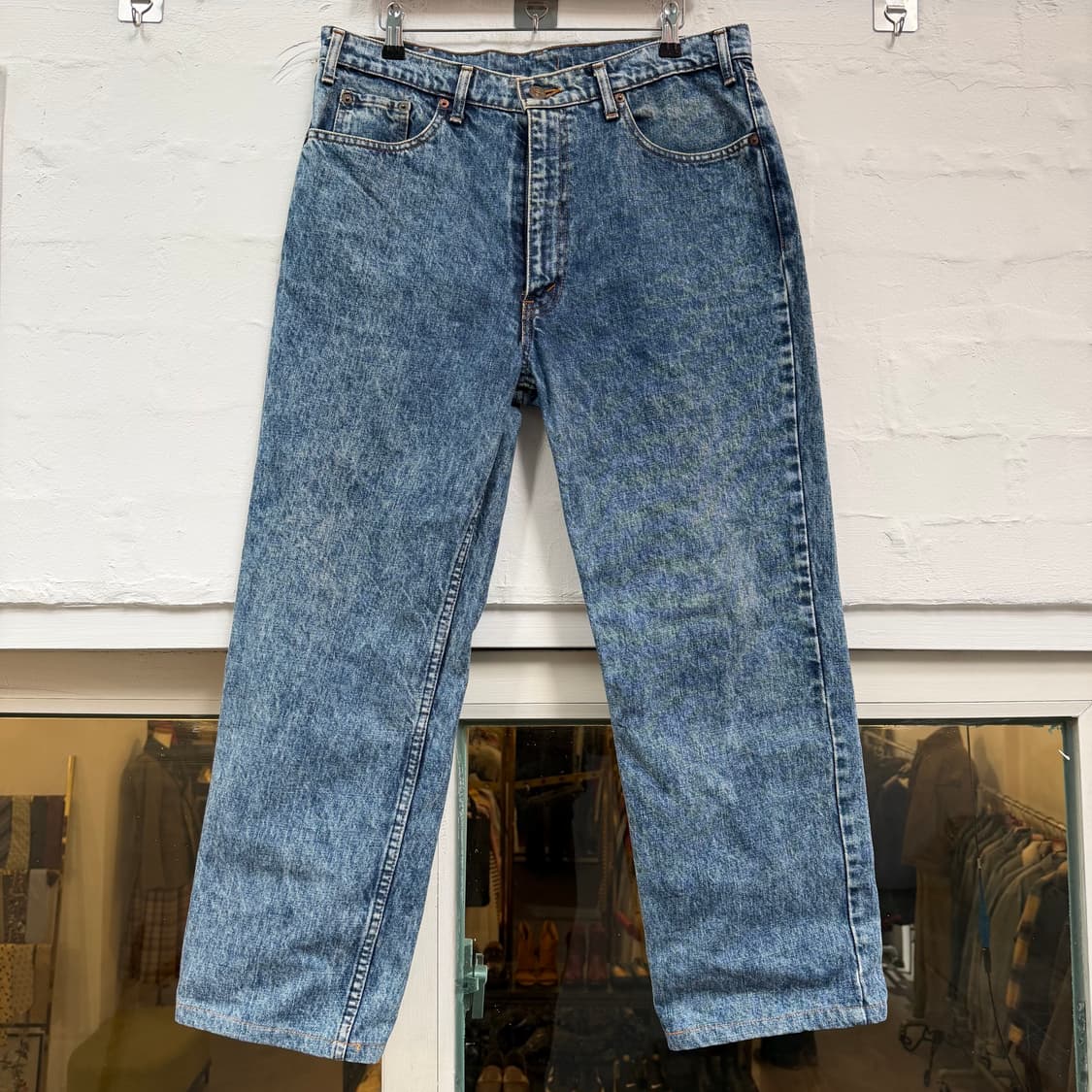Levis 508 재팬 워싱 데님 진 36x33 상품이미지1