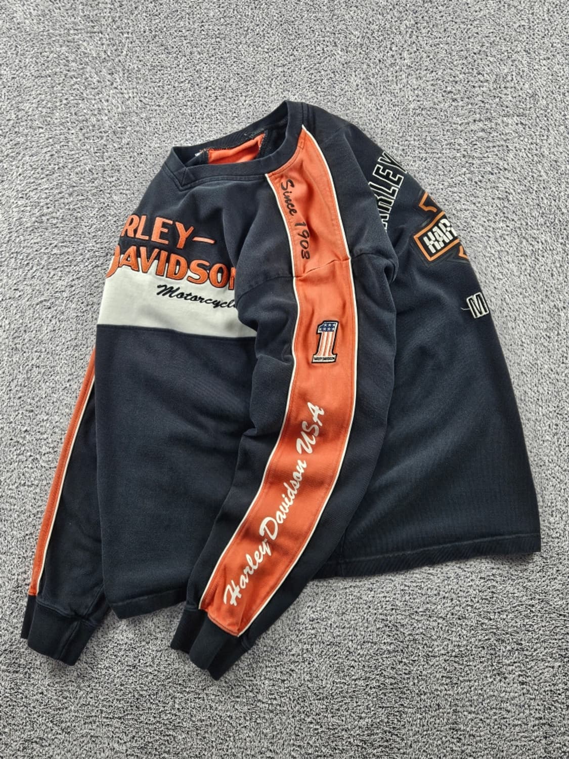 할리데이비슨 모터사이클 레이서 맨투맨 스웻셔츠 ( L ) / 11405 상품이미지9