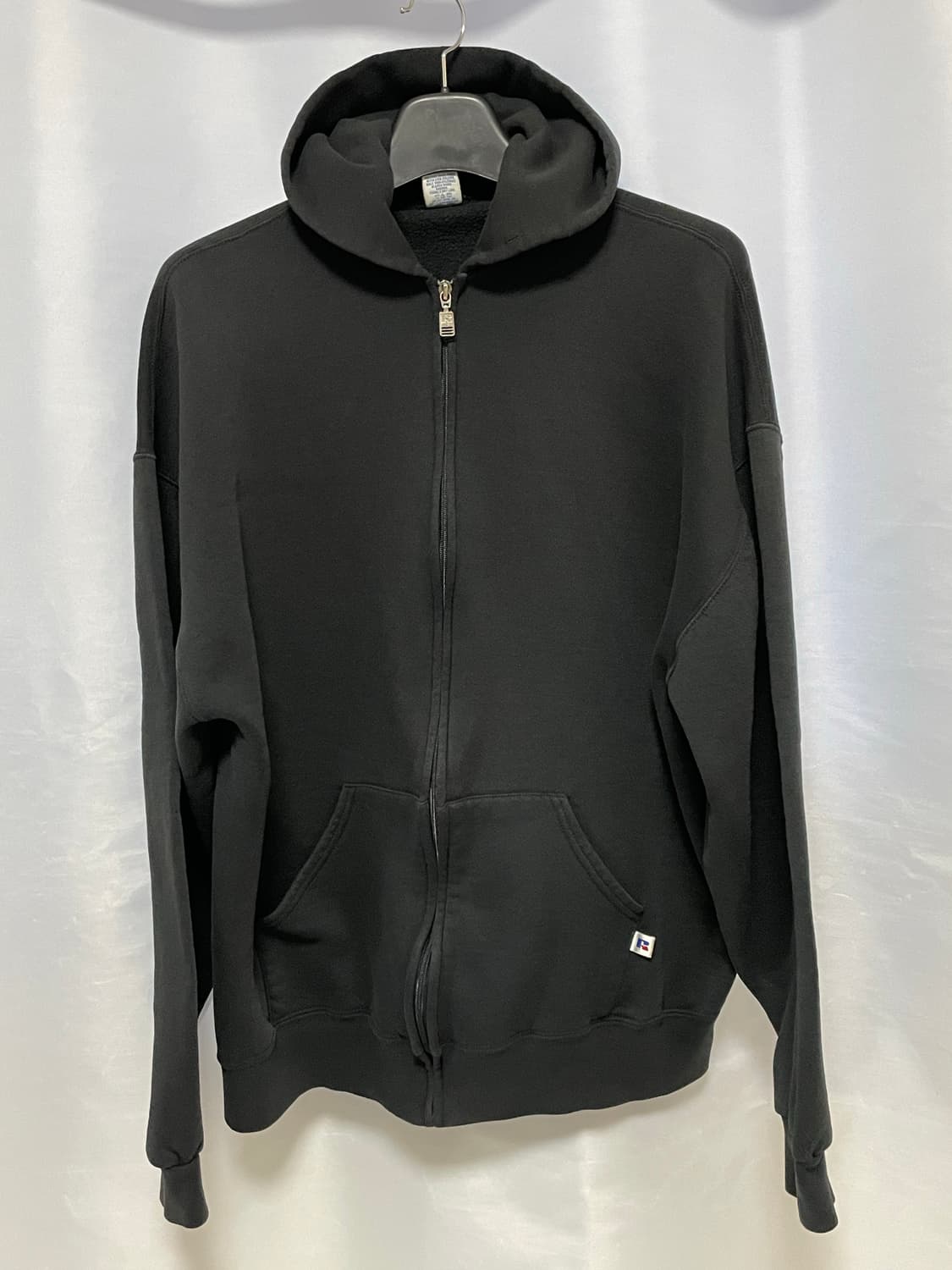 [D.O Vtg] 90s 러셀 50/50 후드 집업 블랙(XXL) 상품이미지2