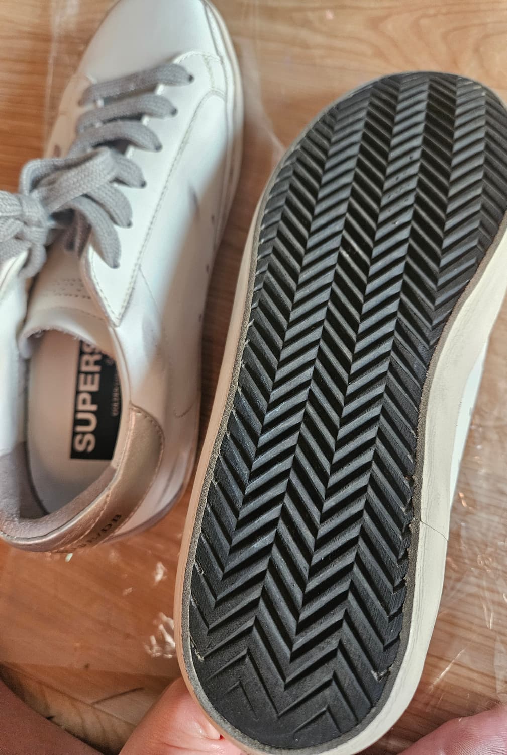 3회 착용) 골든구스 화이트 실버탭 스니커즈 상품이미지9