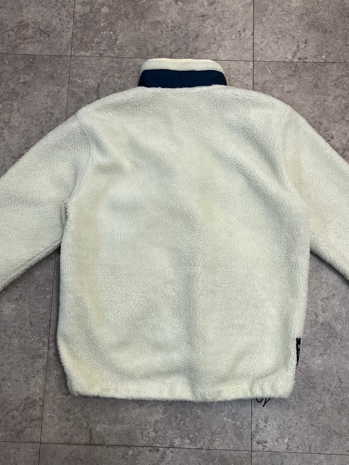 브라운 브레스 플리스 자켓 화이트 XL #csz2484 상품이미지8