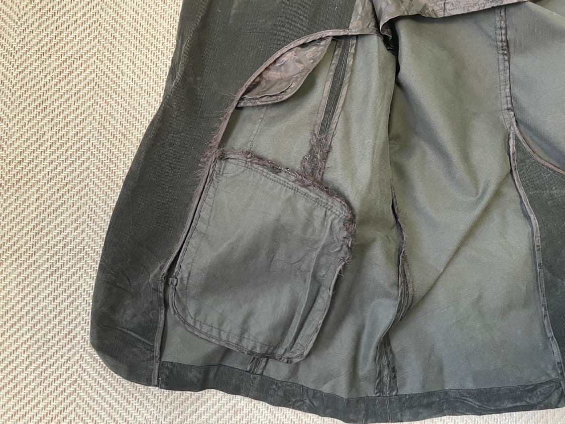 아르마니 익스체인지 블랙 코듀로이 자켓 J03547 상품이미지10