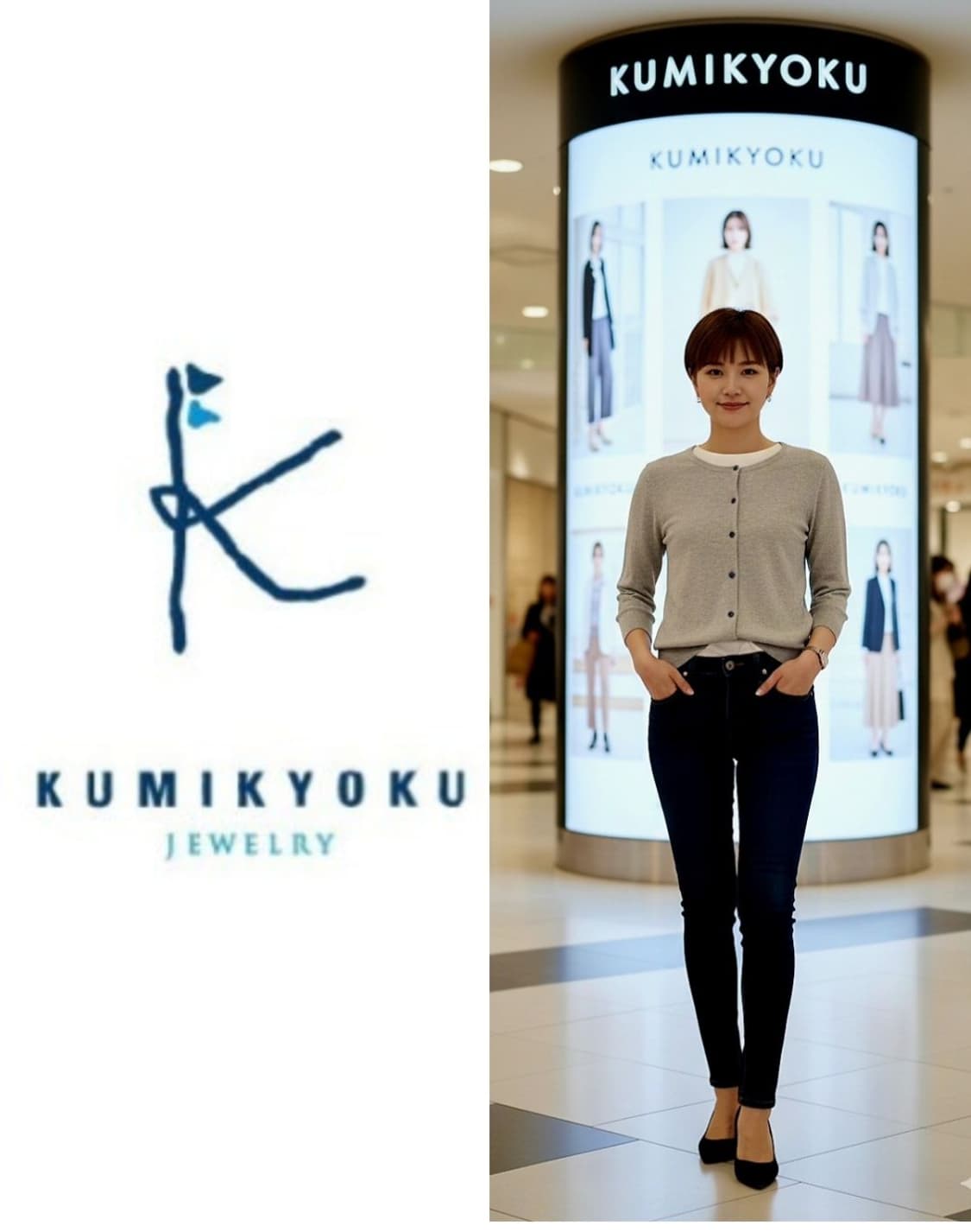 55.KUMIKYOKU 가디건 상품이미지1