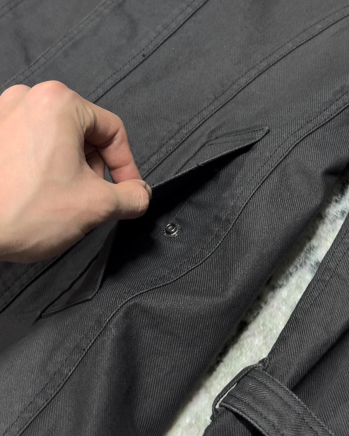 {Schlussel} Asymmetric High Neck Jacket  상품이미지8