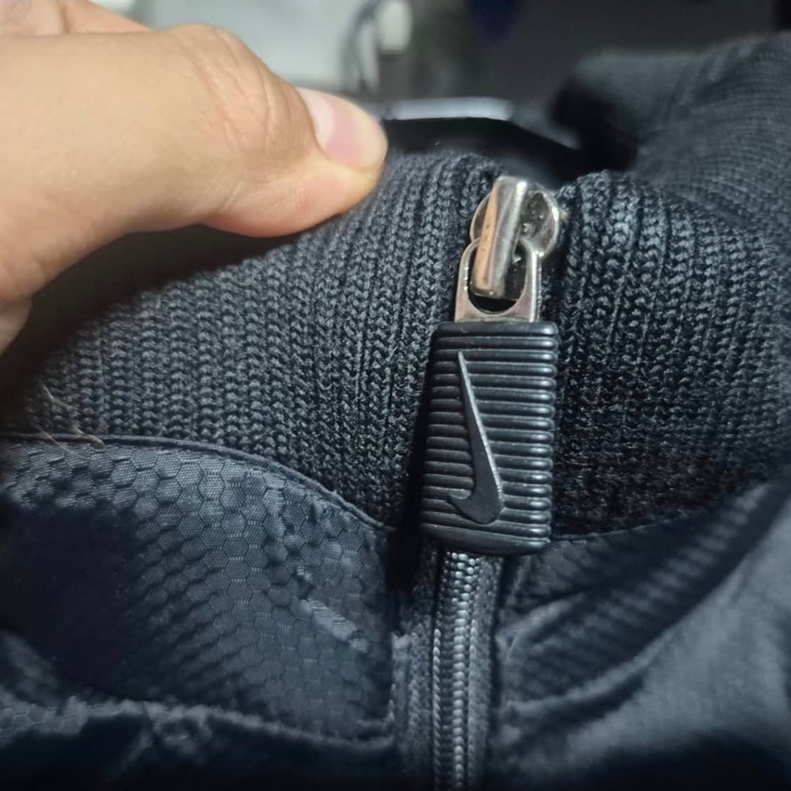 00's 나이키 립스탑 뉴챔프 패딩 XL 희귀 상품이미지4