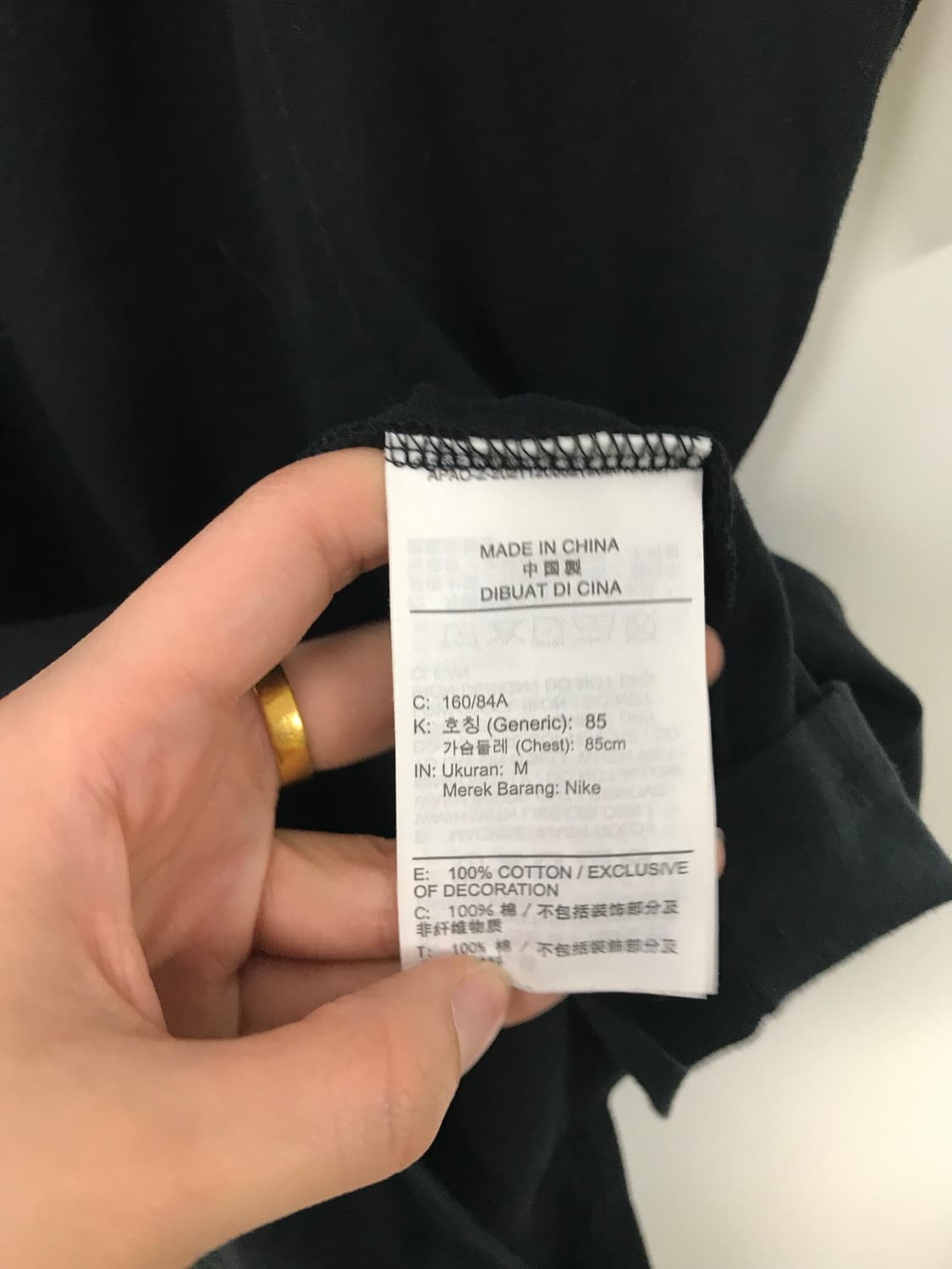 나이키 스우시 블랙 반팔 카라 원피스 상품이미지5