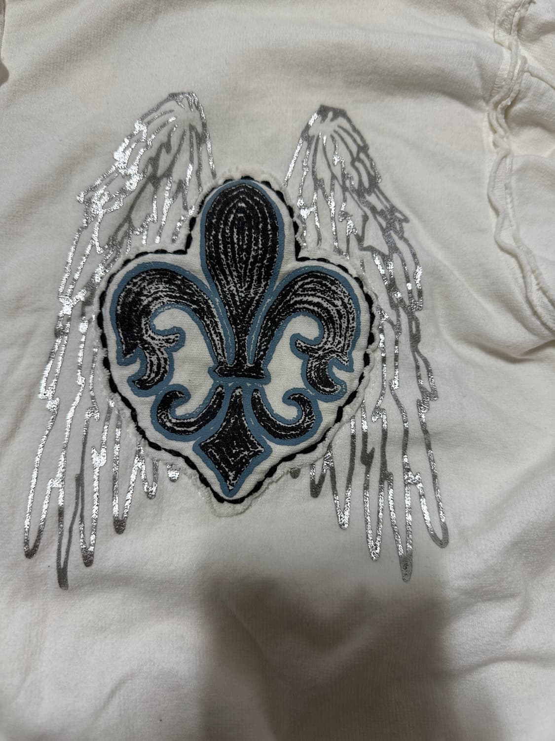 White punk rock vkei hood zip up 상품이미지6