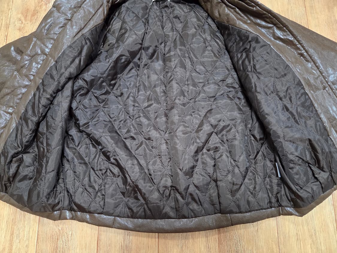 위아(WE ARE) 누빔안감 레더 블루종자켓 프리사이즈 상품이미지7