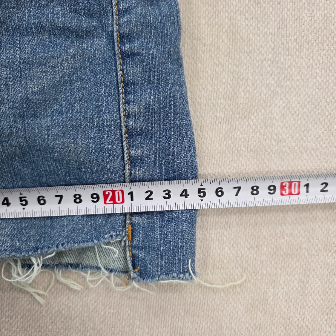 [28] 플랙 청 데님 반바지 0219J 상품이미지7