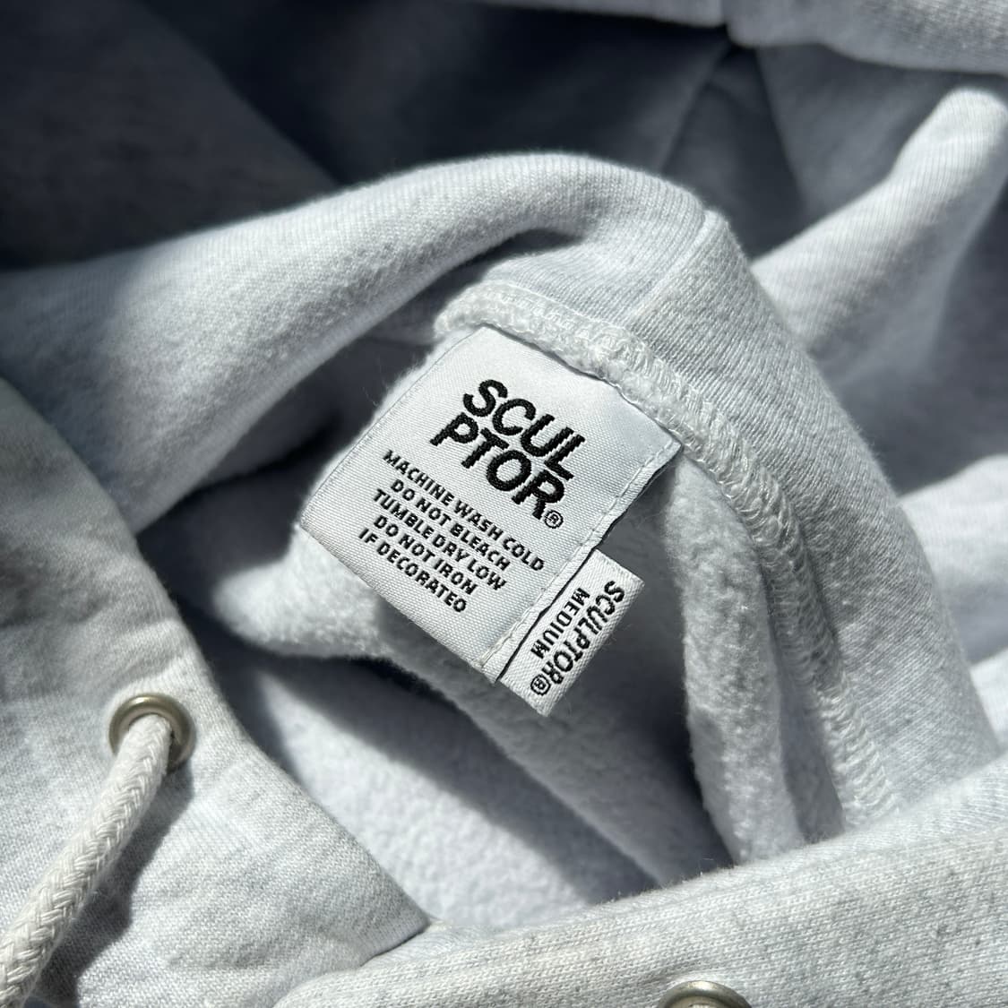 스컬프터 멜란지 심볼 로고 후드티 상품이미지7