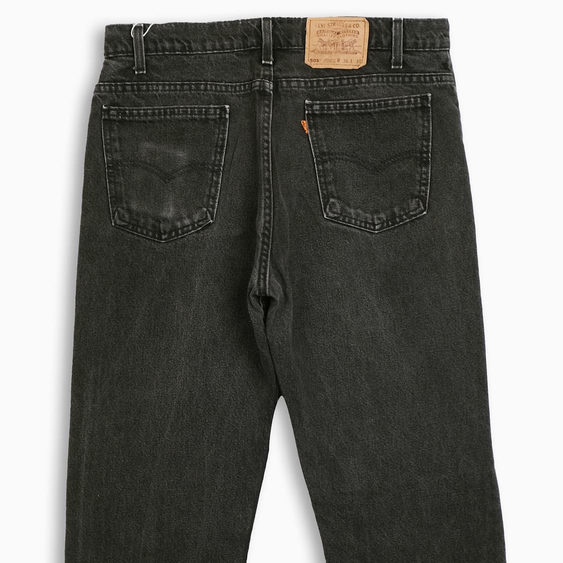 리바이스 505 오렌지탭 흑청 블랙진 90sUSA OR50536183 상품이미지6