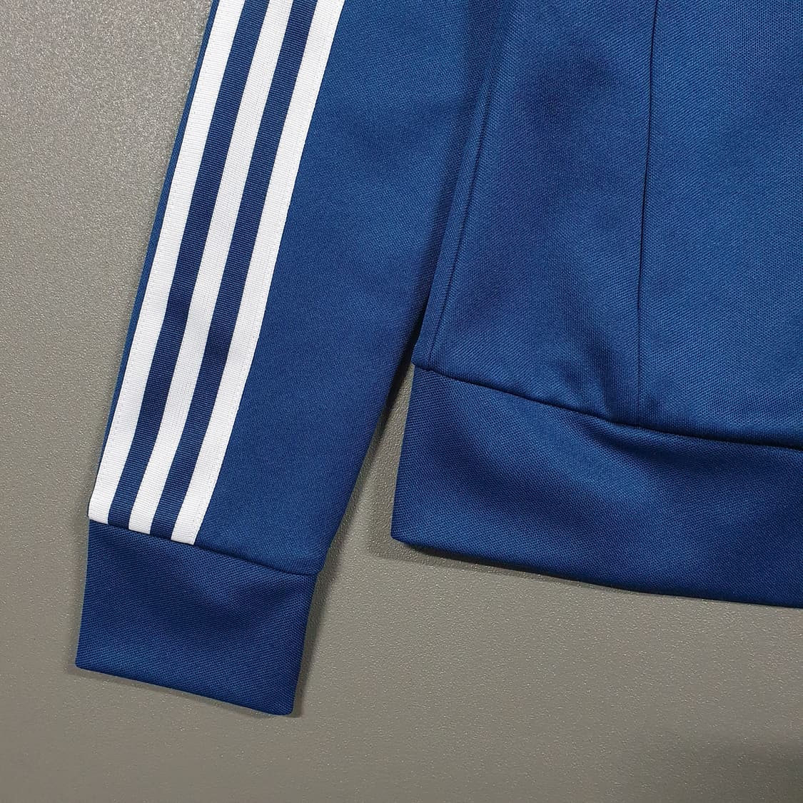 90 (S) 아디다스 유로파 파이어버드 트랙탑 삼선 져지 자켓 블루 상품이미지6