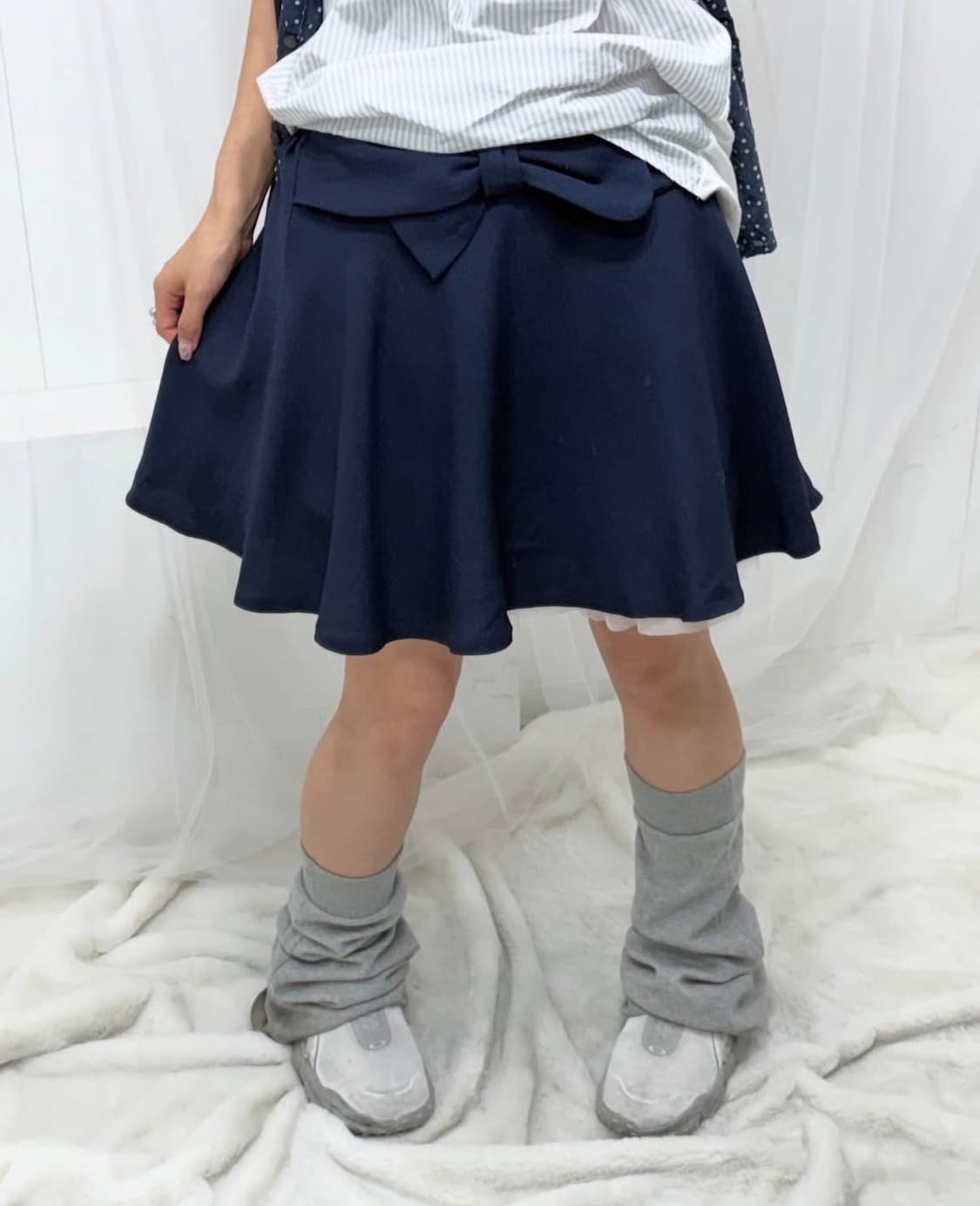 𖤐네이비 니혼진 리본 코디set𖤐  상품이미지4