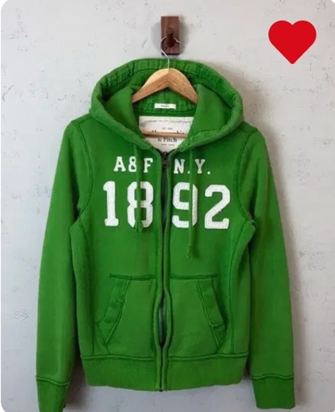 (구매) 아베크롬비 후드집업 그린 상품이미지1