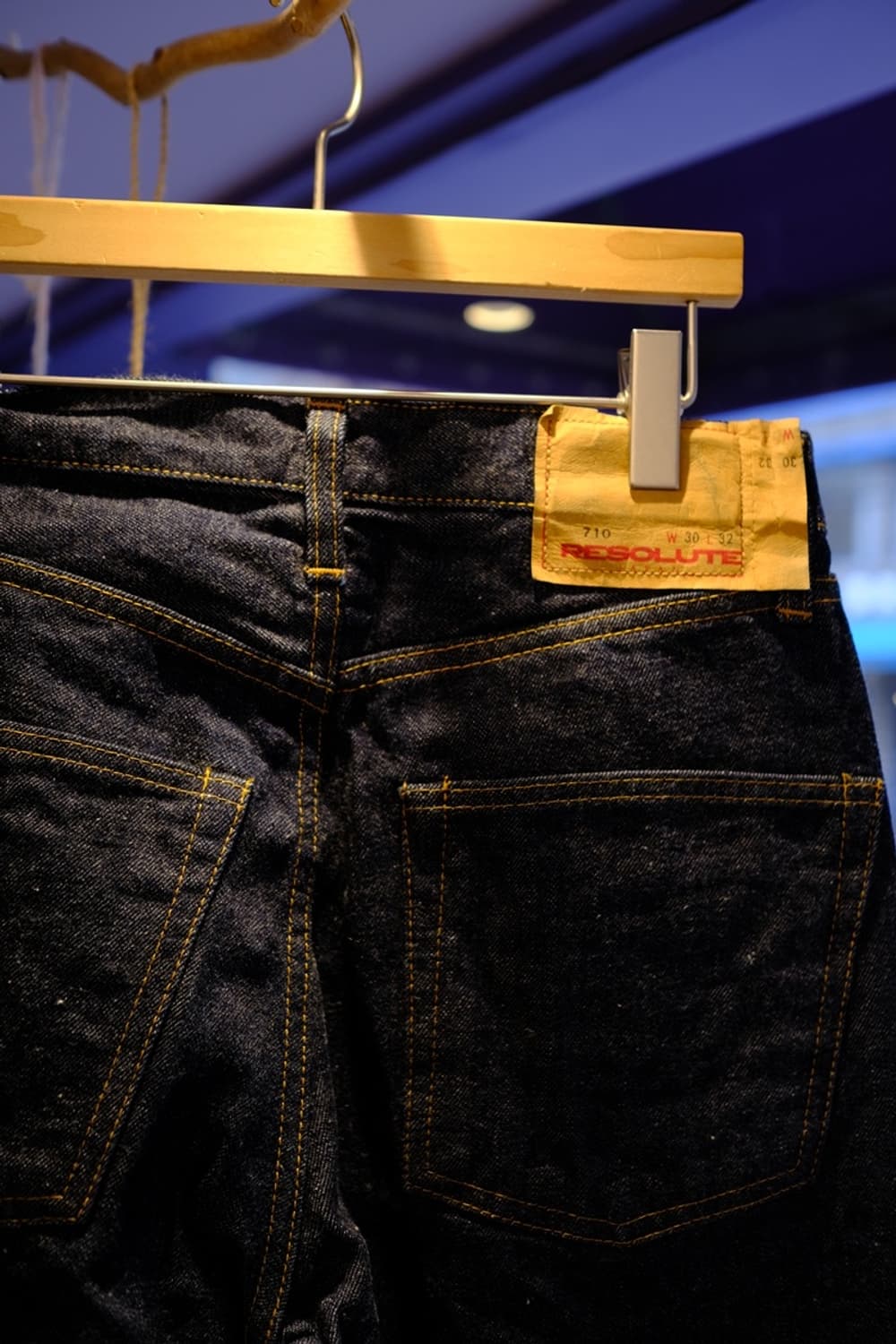 RESOLUTE 710 생지 셀비지 데님 상품이미지7