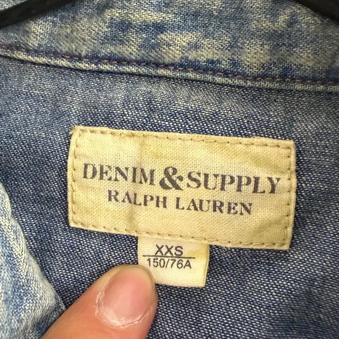 Polo Denim & Supply denim shirt XXS 상품이미지5