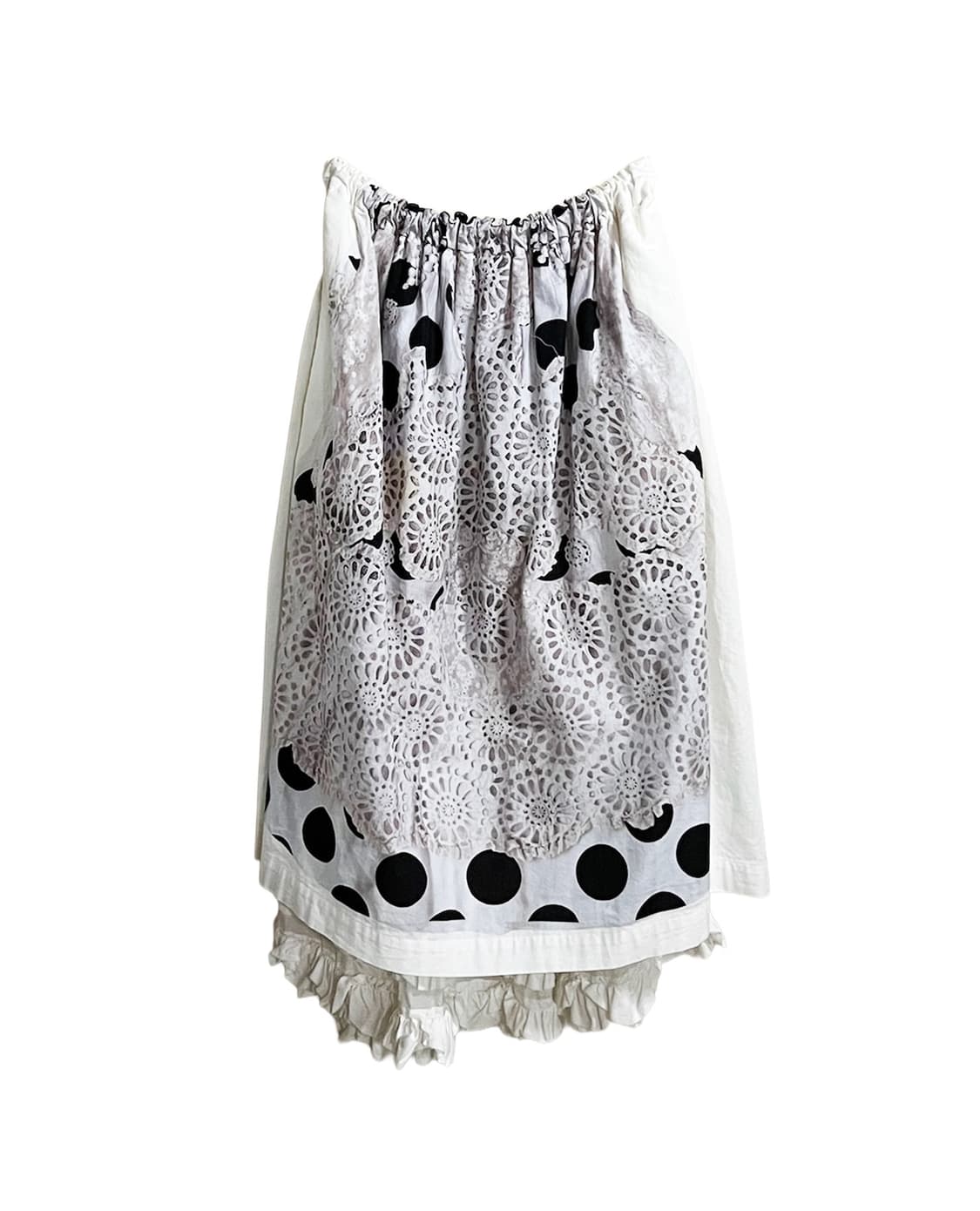 COMME DES GARCONS dot fril skirt 상품이미지1