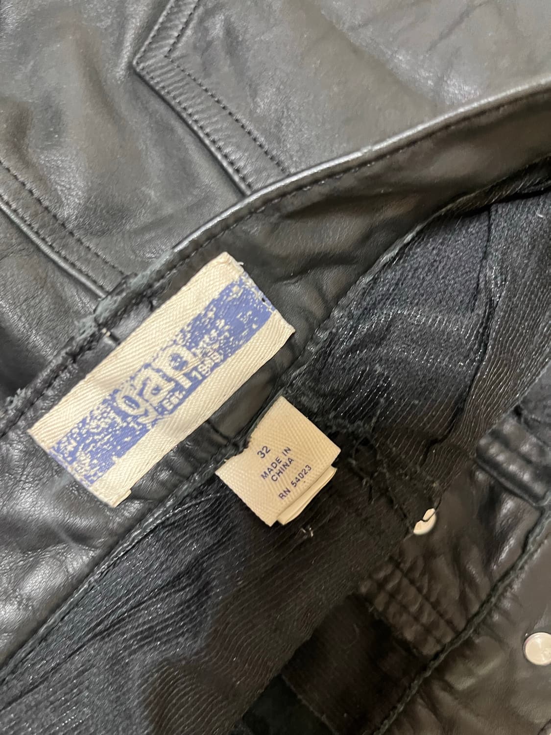 [32] 올드 갭 레더 팬츠 OLD GAP 상품이미지3