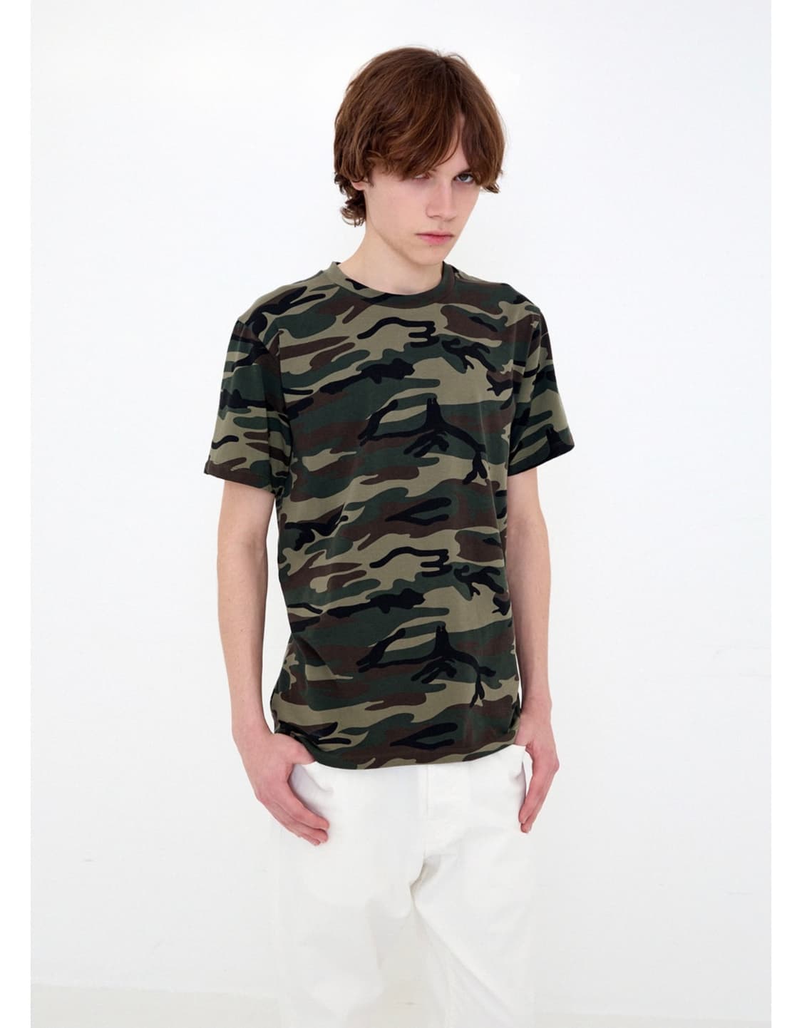 261 CAMO S/S T-SHIRT (WOODLAND) 상품이미지1