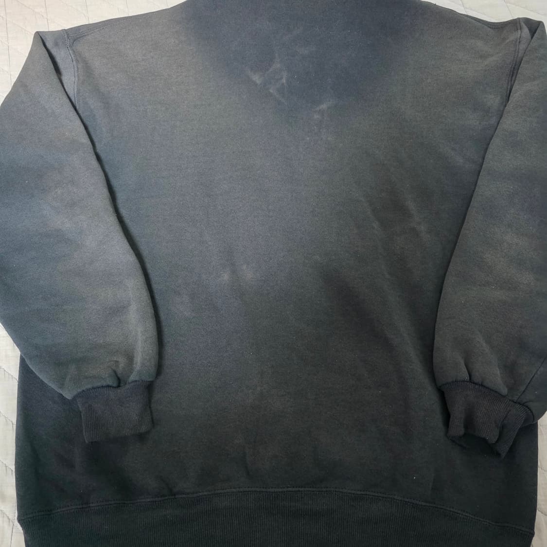 [XL] 세탁 90sUSA 빈티지 러셀 애슬레틱 후드집업 블랙 하드페이드 상품이미지5