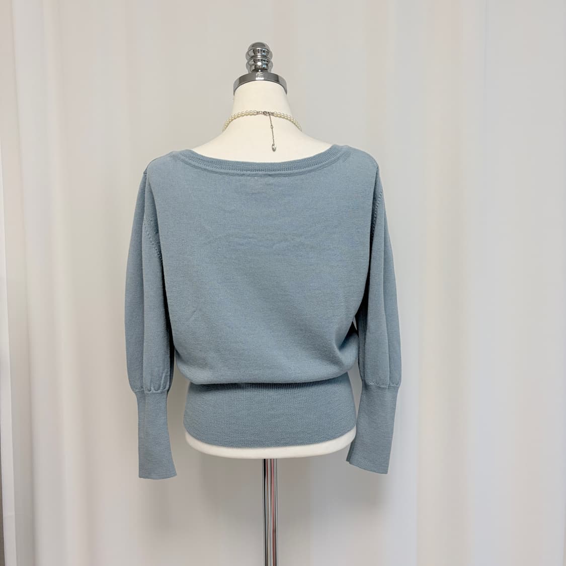 비비안웨스트우드 유넥 울 니트 스카이블루 상품이미지7