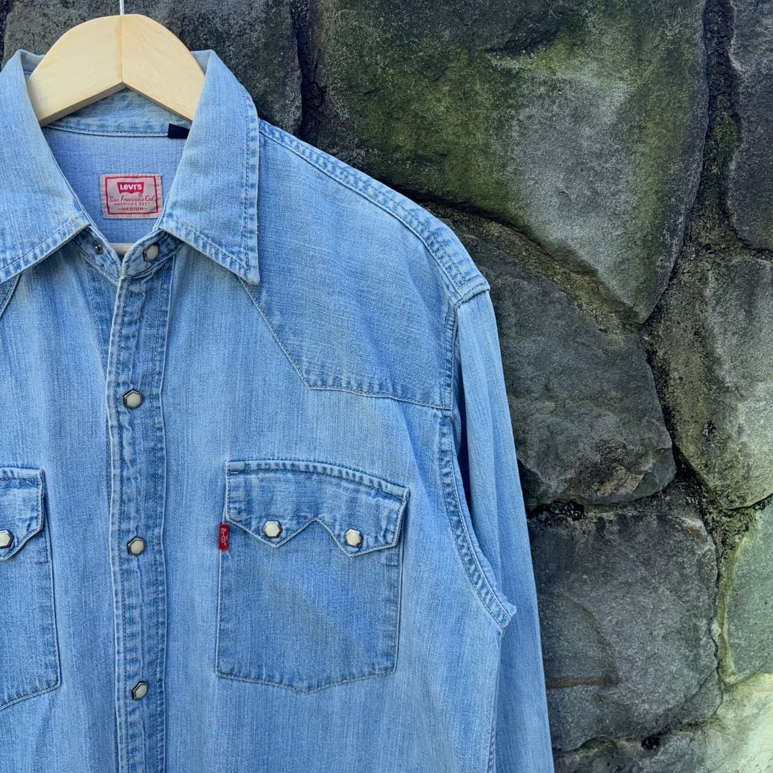 90s 리바이스 Levi’s 웨스턴 데님 셔츠 상품이미지3