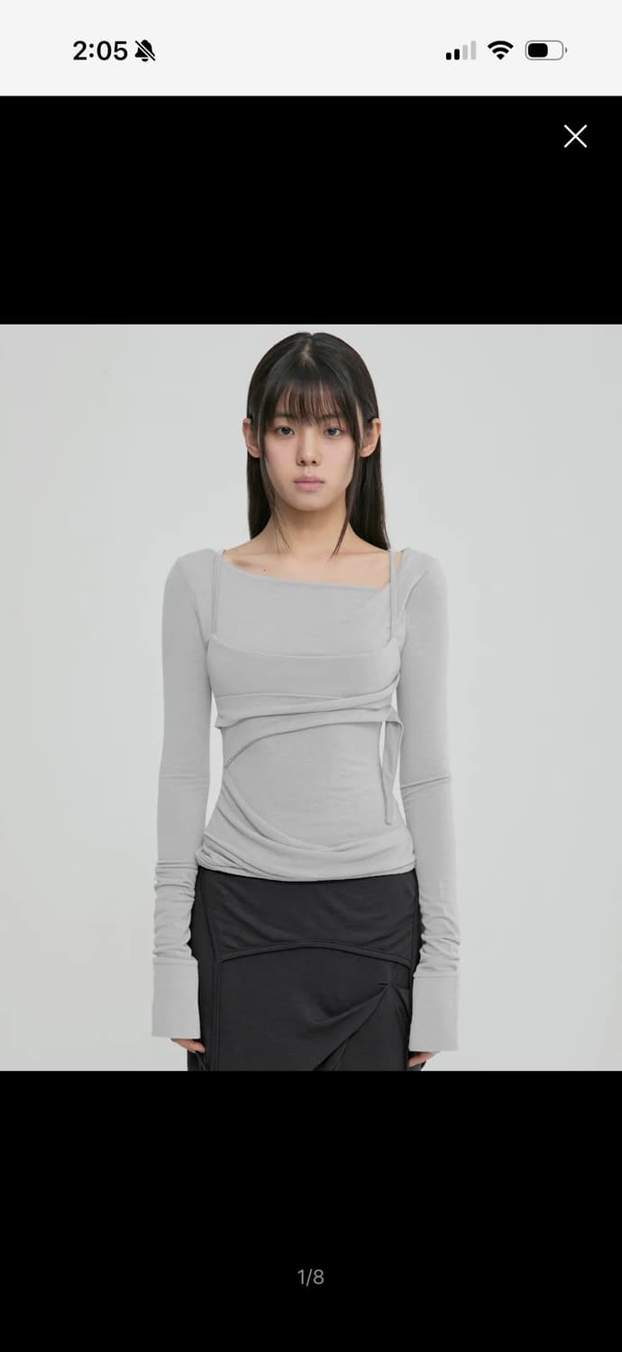 플레이업 Layered Bustier Long Sleeve 상품이미지1