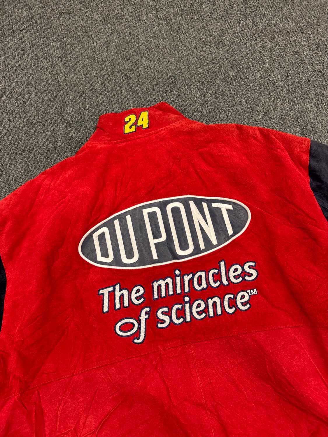 XL)제프 해밀턴 빈티지 듀퐁 플레임 레이싱 자켓 상품이미지7