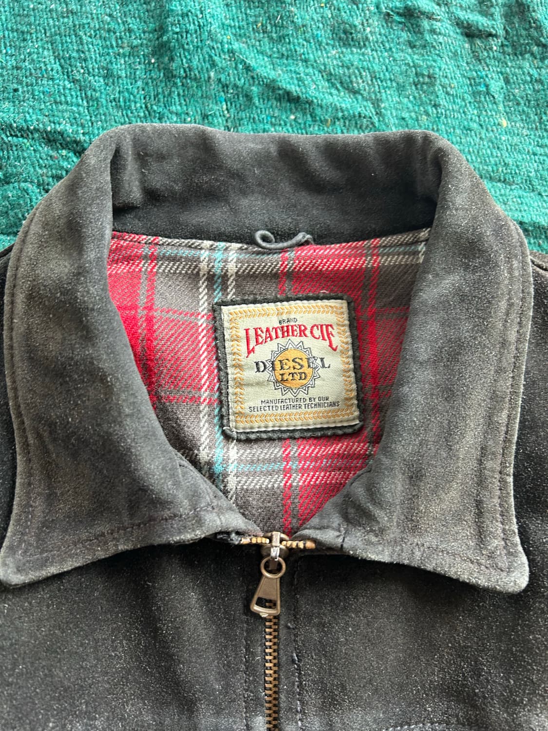 80,90‘s Diesel suede leather jacket 상품이미지3