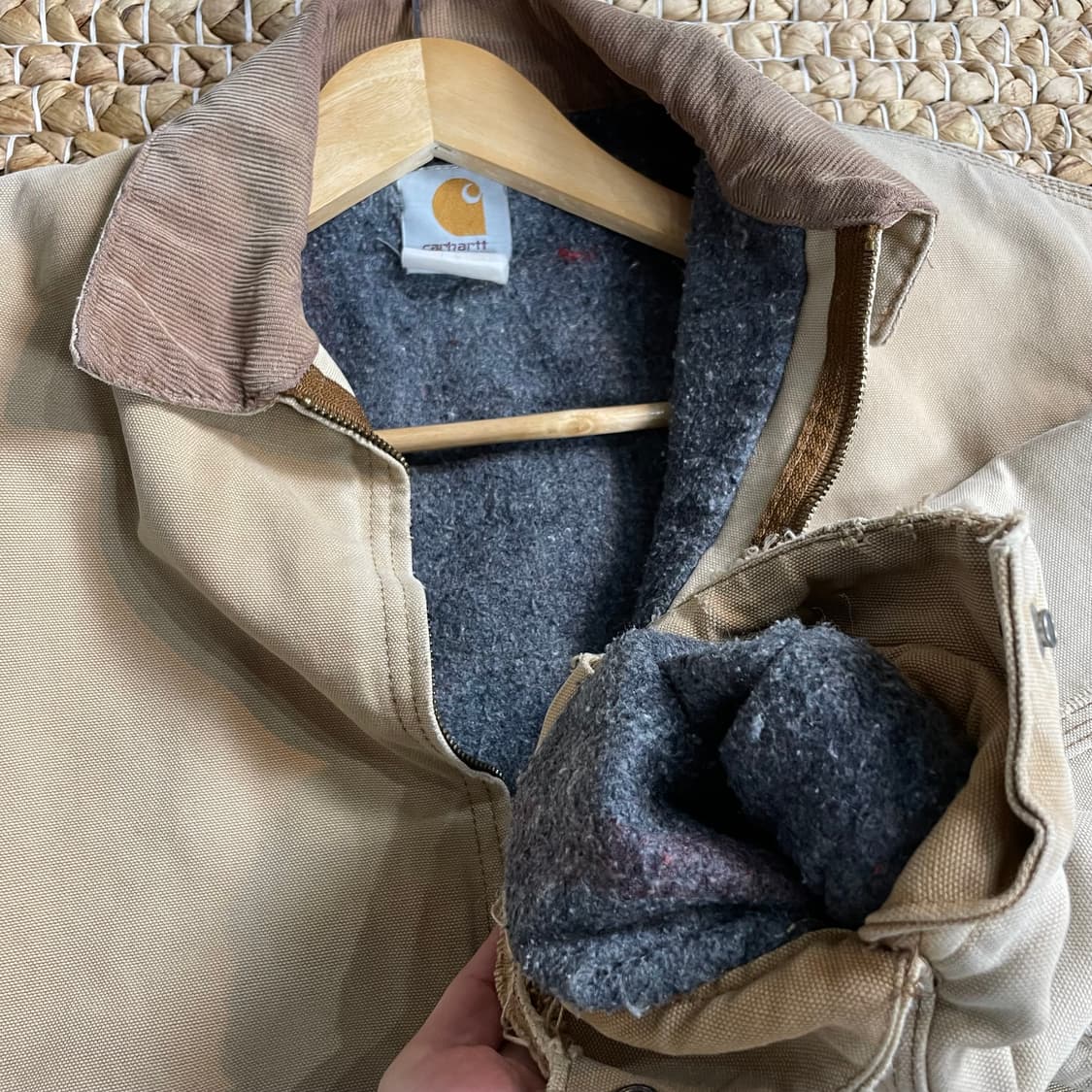 1990s Carhartt 칼하트 디트로이트 자켓 상품이미지9