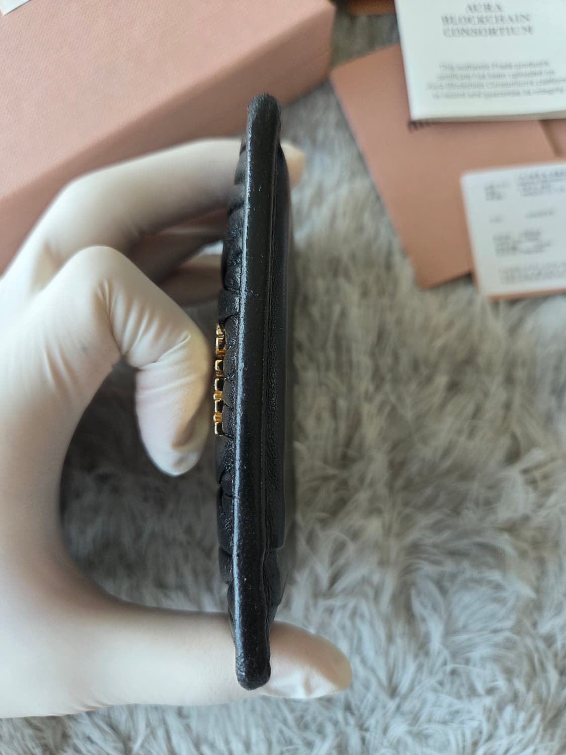 [정품] 미우미우 마테라쎄 나파 카드지갑 풀구성 상품이미지5