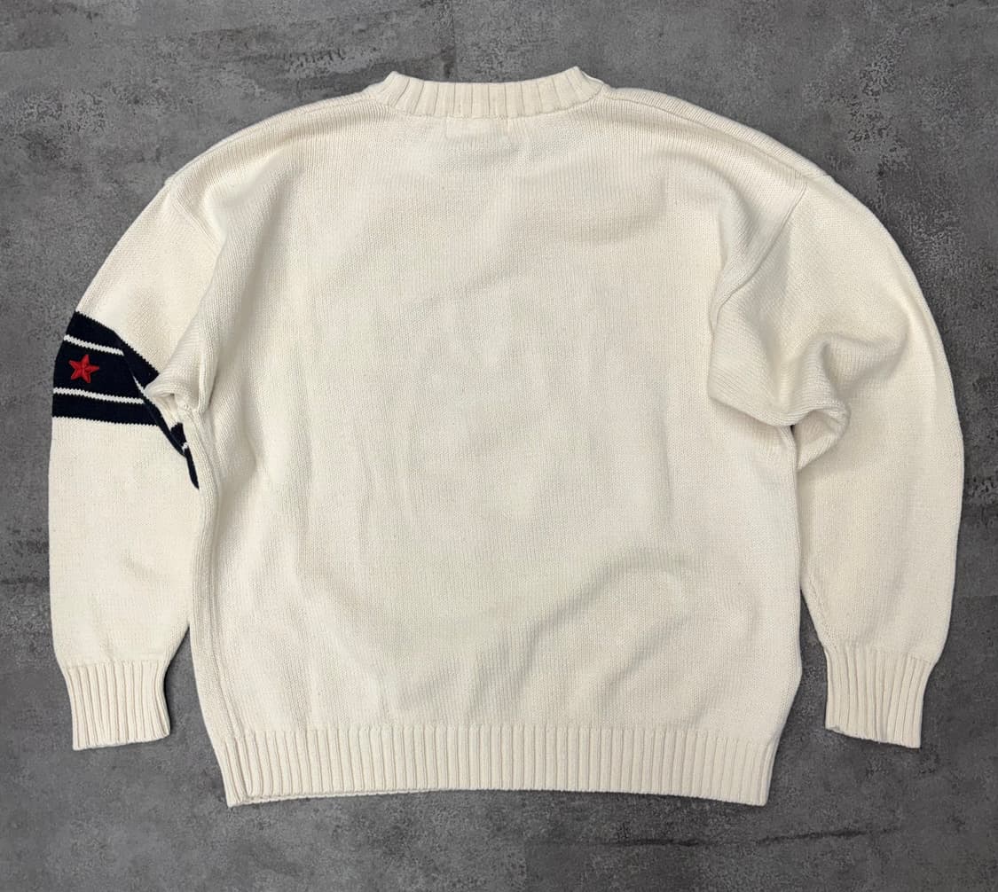 90s CHAPS 챕스 랄프로렌 아이보리 니트 스웨터 상품이미지5