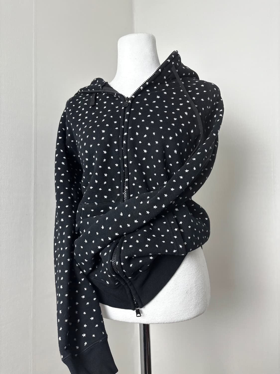 베이프 스타 블랙 후드집업 상품이미지2