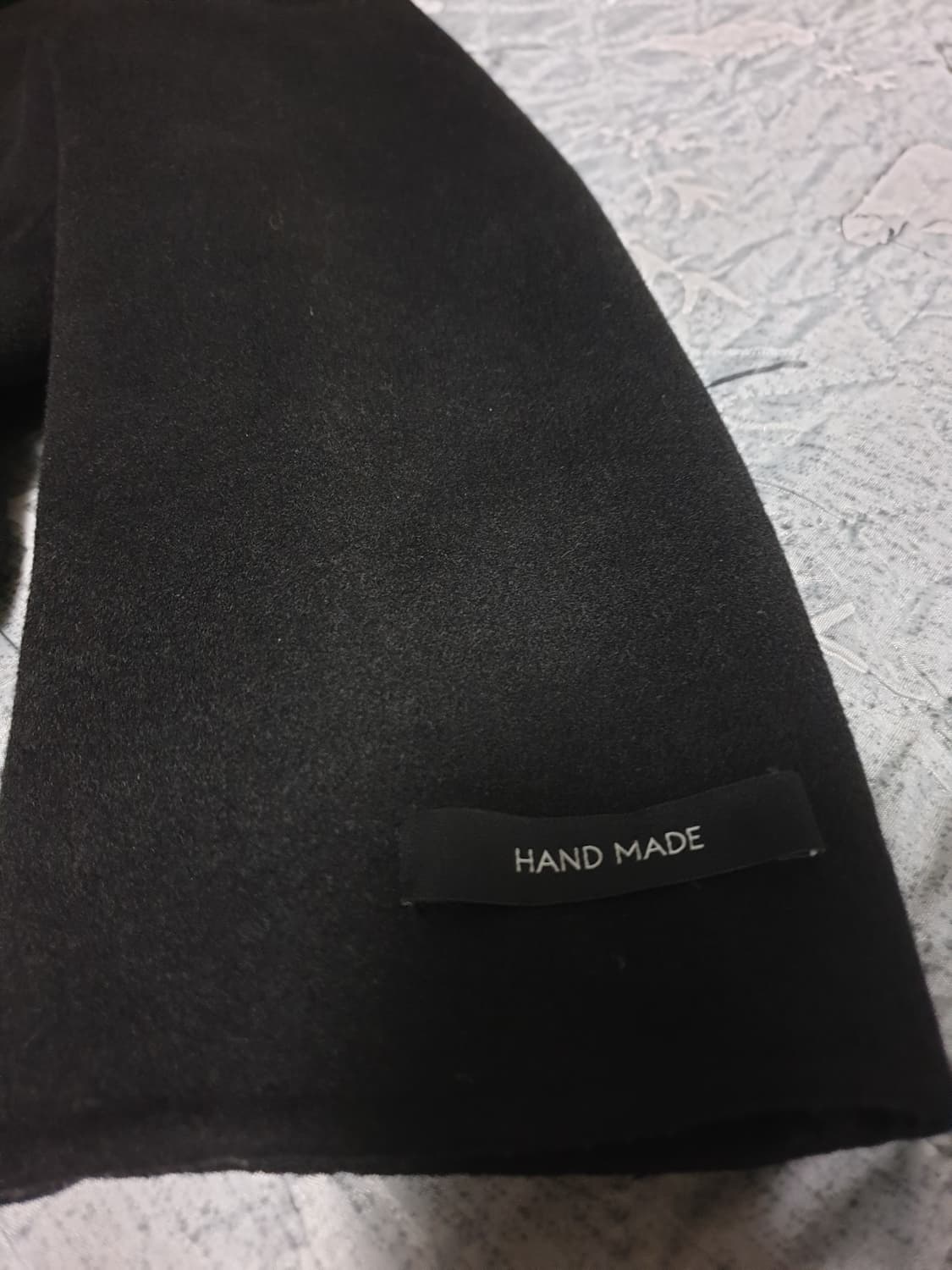 젠틀x커버 핸드메이드 피크트라펠 울 더블버튼 롱코트 (L) 상품이미지3