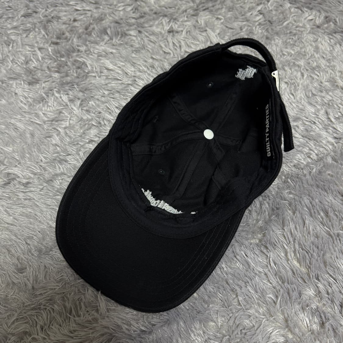 [F] 와코마리아 6패널 캡 블랙 상품이미지2