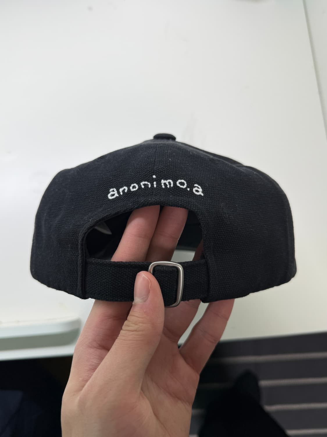 아노니모아노니마 블랙 볼캡 상품이미지3