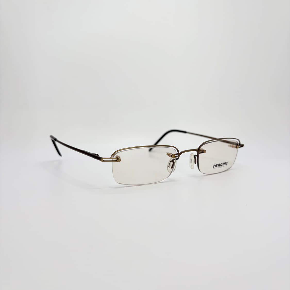 RENOMA 브라운 스퀘어 반무테 상품이미지2