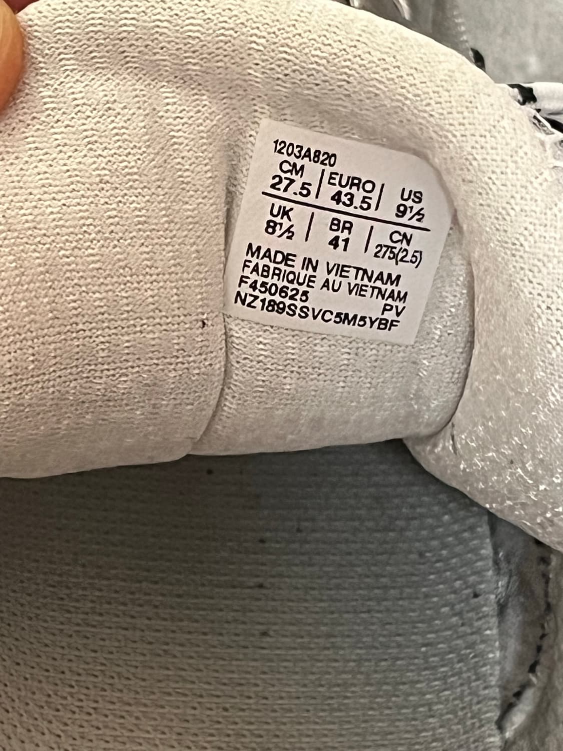 아식스 젤 님버스 10.1 275mm 한국 한정 화이트글레이셔그레이 상품이미지8