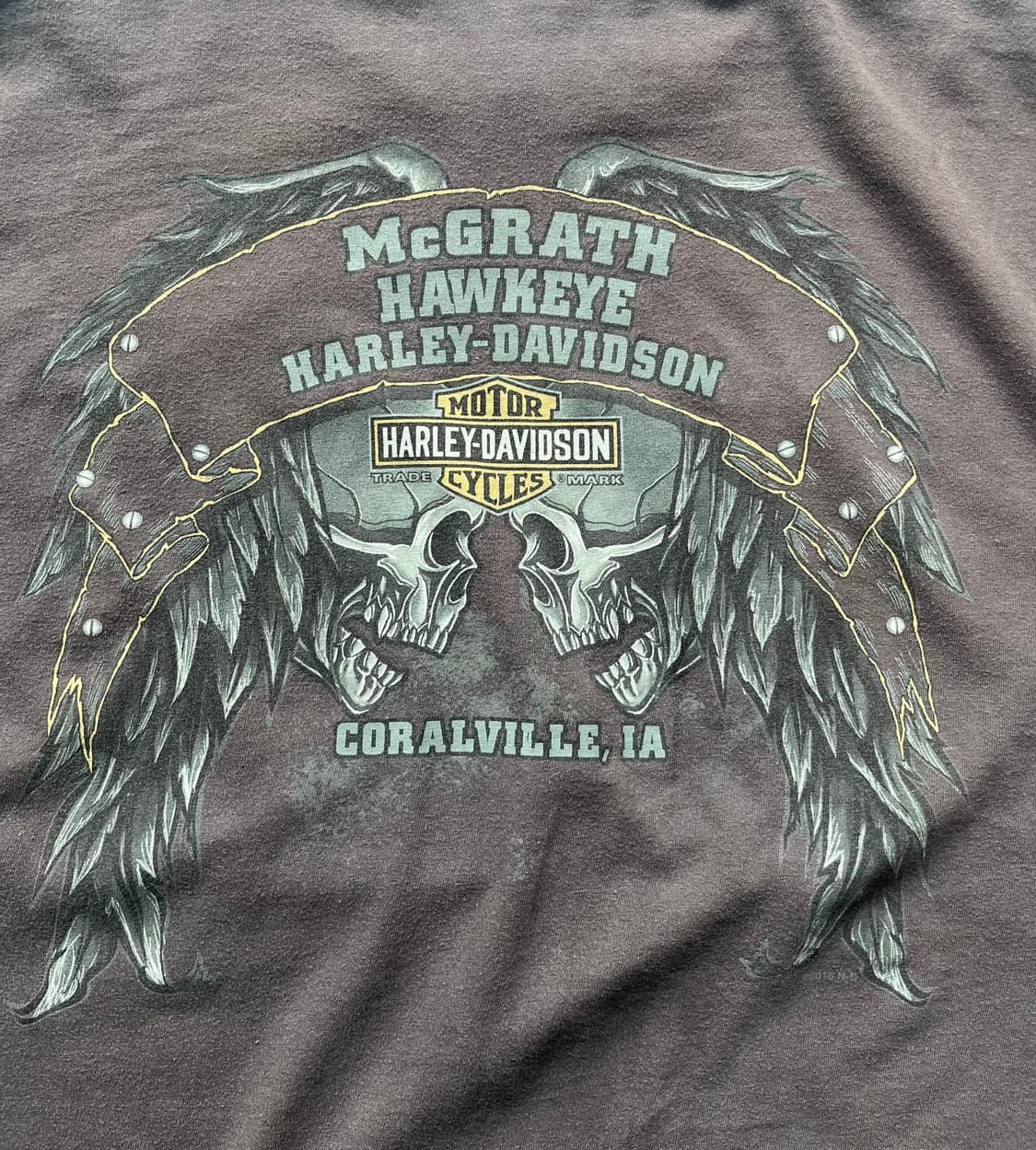 Harley Davidson Skull & Pinupgirl 반팔티 상품이미지4