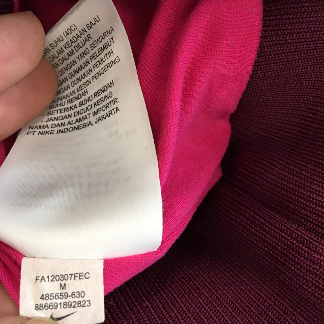 나이키 퍼플 컬러블록 스우시 패딩 M 상품이미지7