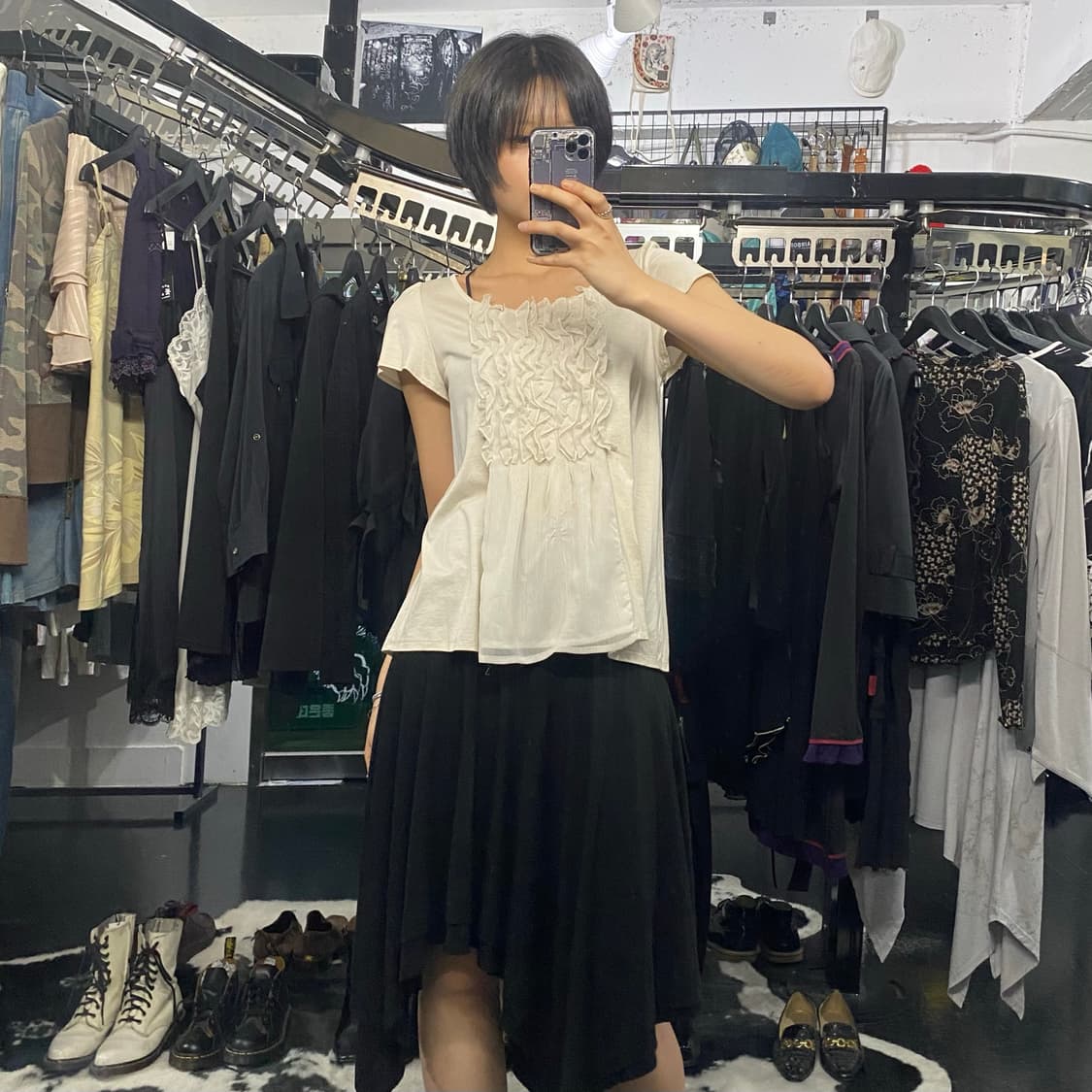 Melrose 백리본 디테일 프릴 반팔 티셔츠 상품이미지9