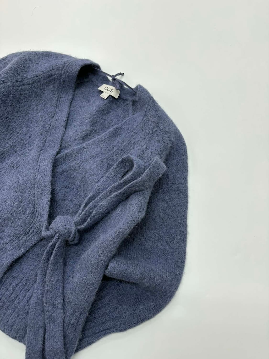 [S] 코스 랩 니트 알파카 울 가디건 상품이미지7