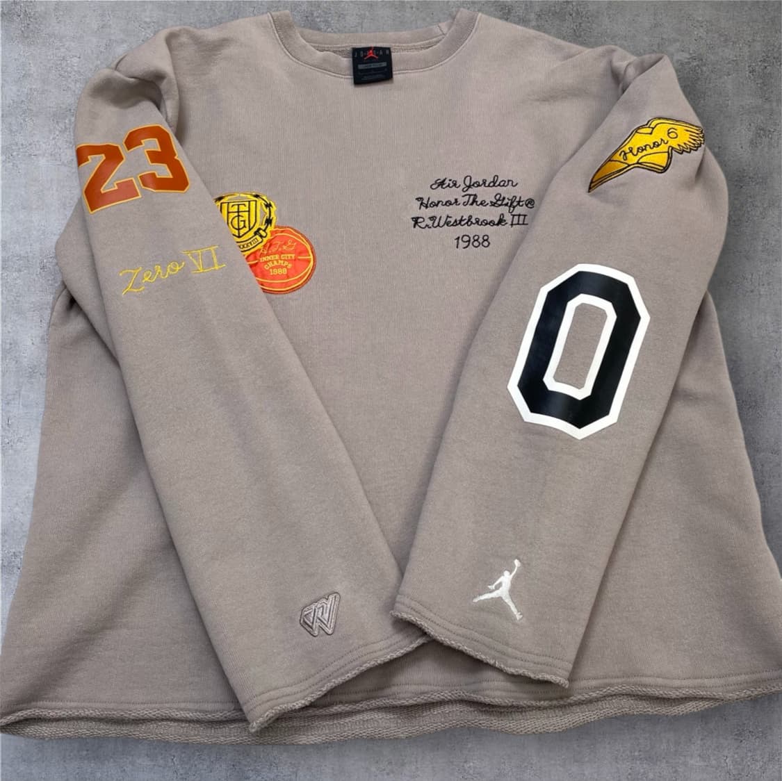 조던 x 러셀 웨스트브룩 오너 더 기프트 크루넥 맨투맨 L 상품이미지4