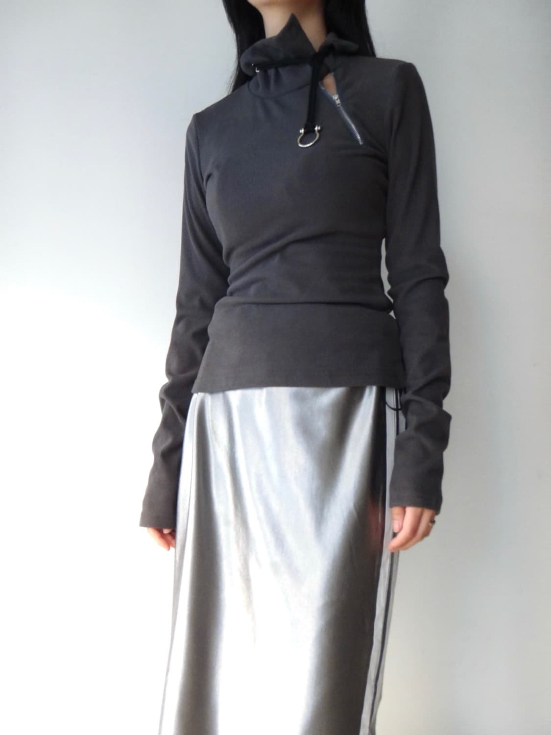 Multy way 2 string high top / charcoal 상품이미지5