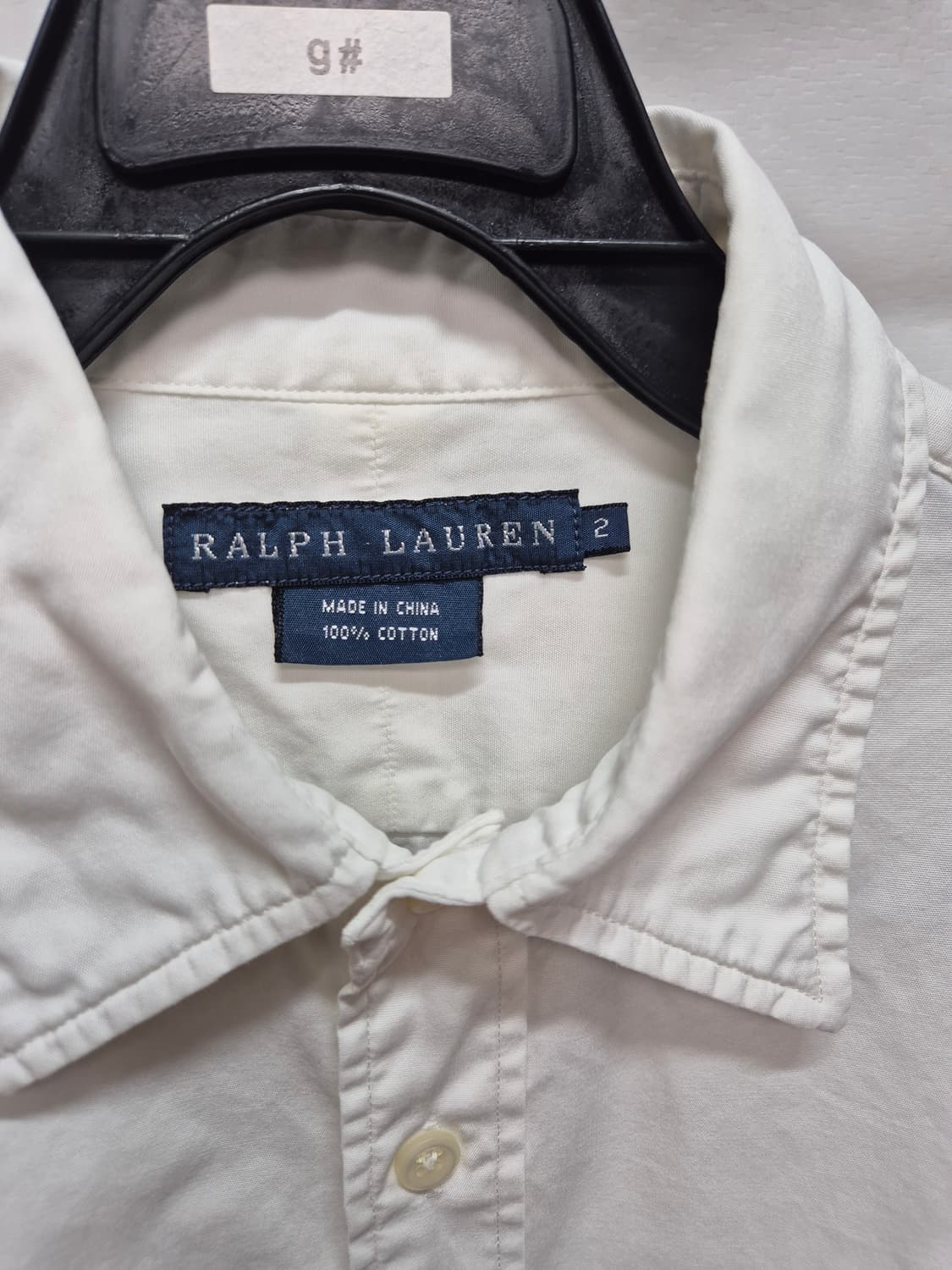 폴로 화이트 셔츠 여성  상품이미지2