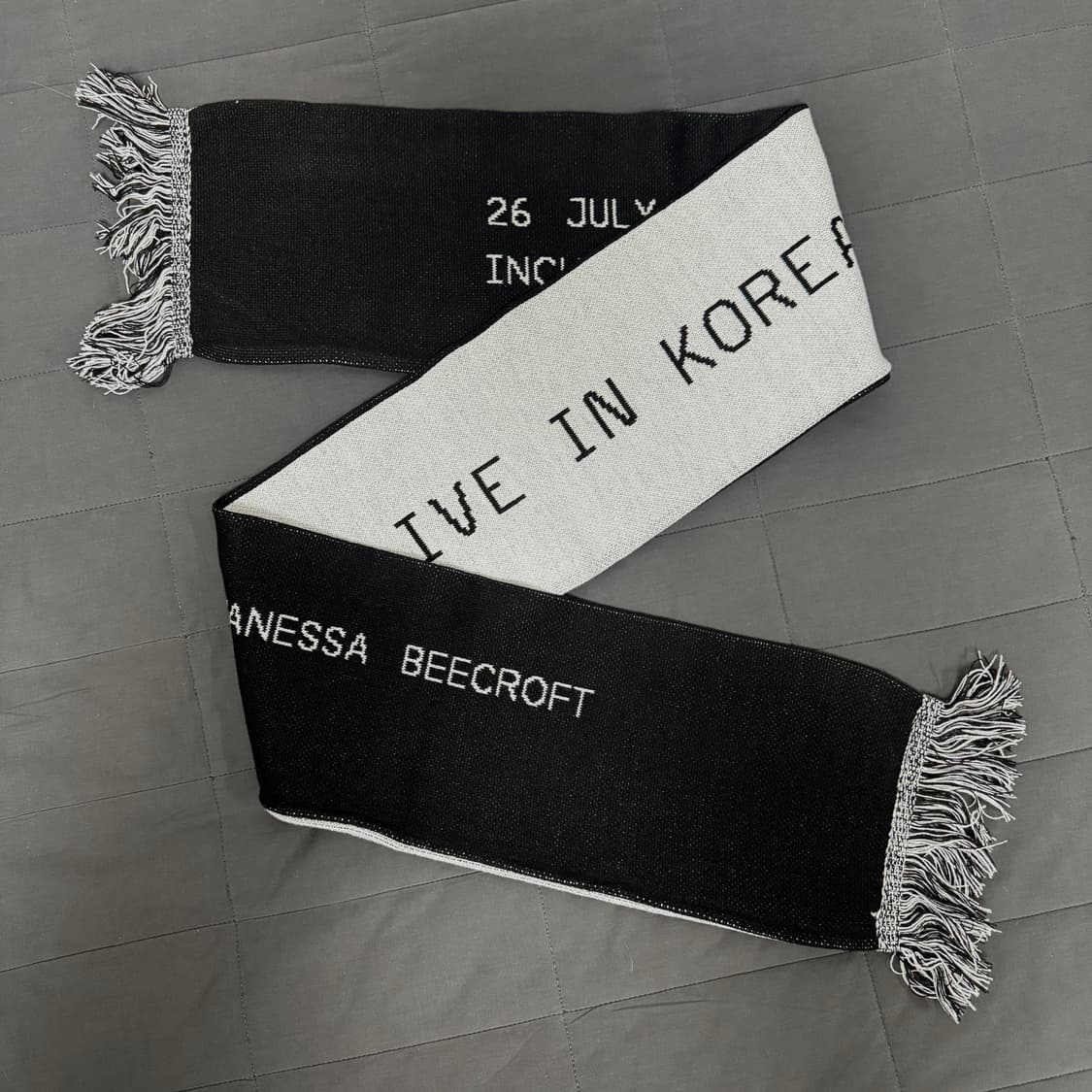 칸예웨스트 콘서트 VIP 전용 MD 머플러 목도리 새상품 상품이미지1